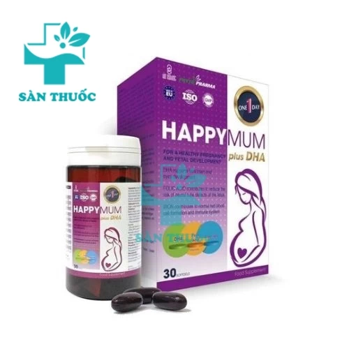 Happymum Phytopharma - Viên uống bổ sung dưỡng chất cho bà bầu